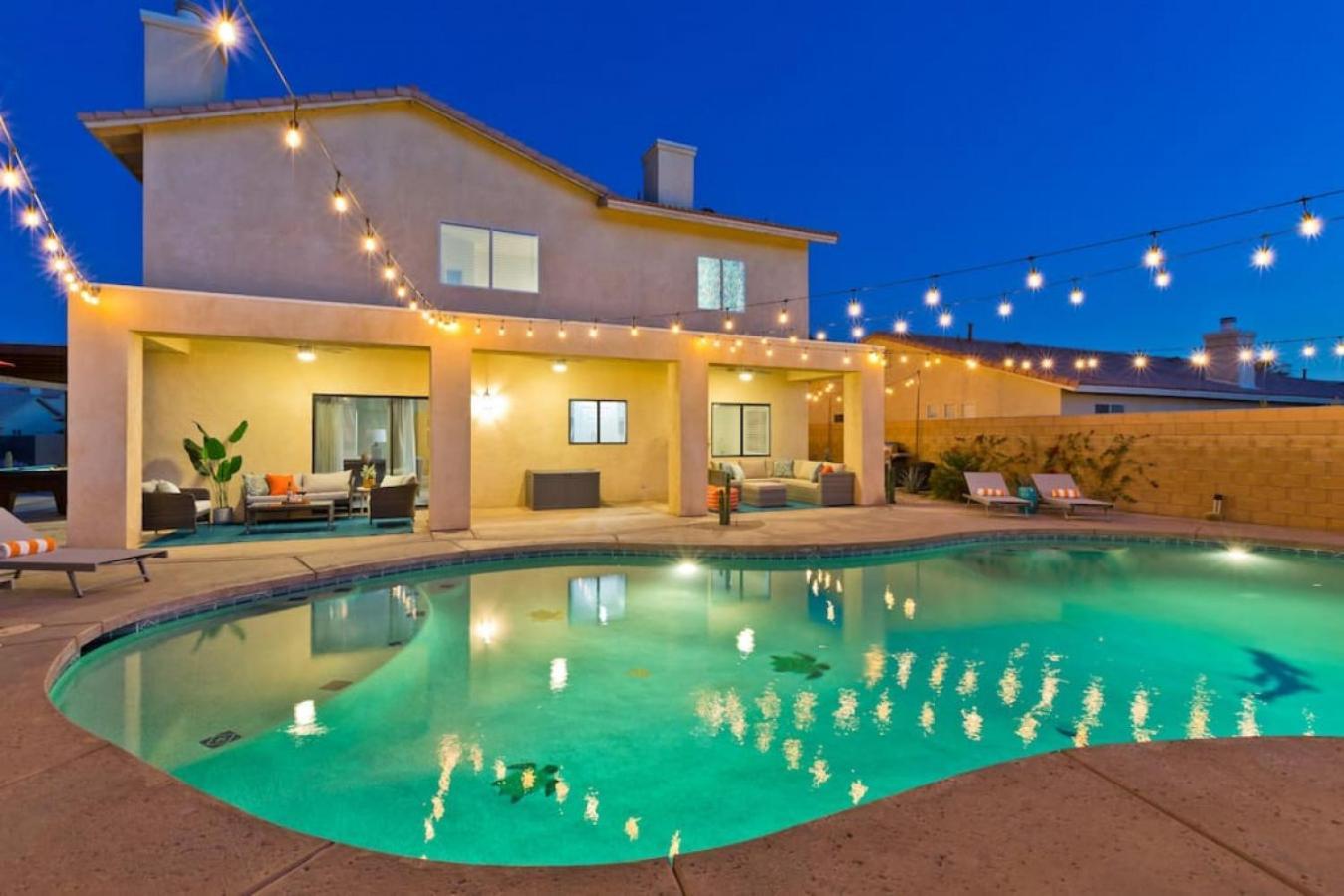 The Hideaway Home With Large Pool And Billiards Table Indio Exterior foto